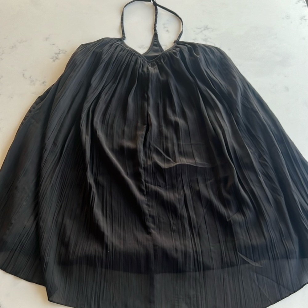 Abercrombie Pleated Braided Racerback Dress